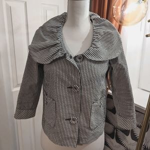 Moschino seersucker crop jacket